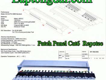 Tư Vấn Patch Panel Cat6  Repotec